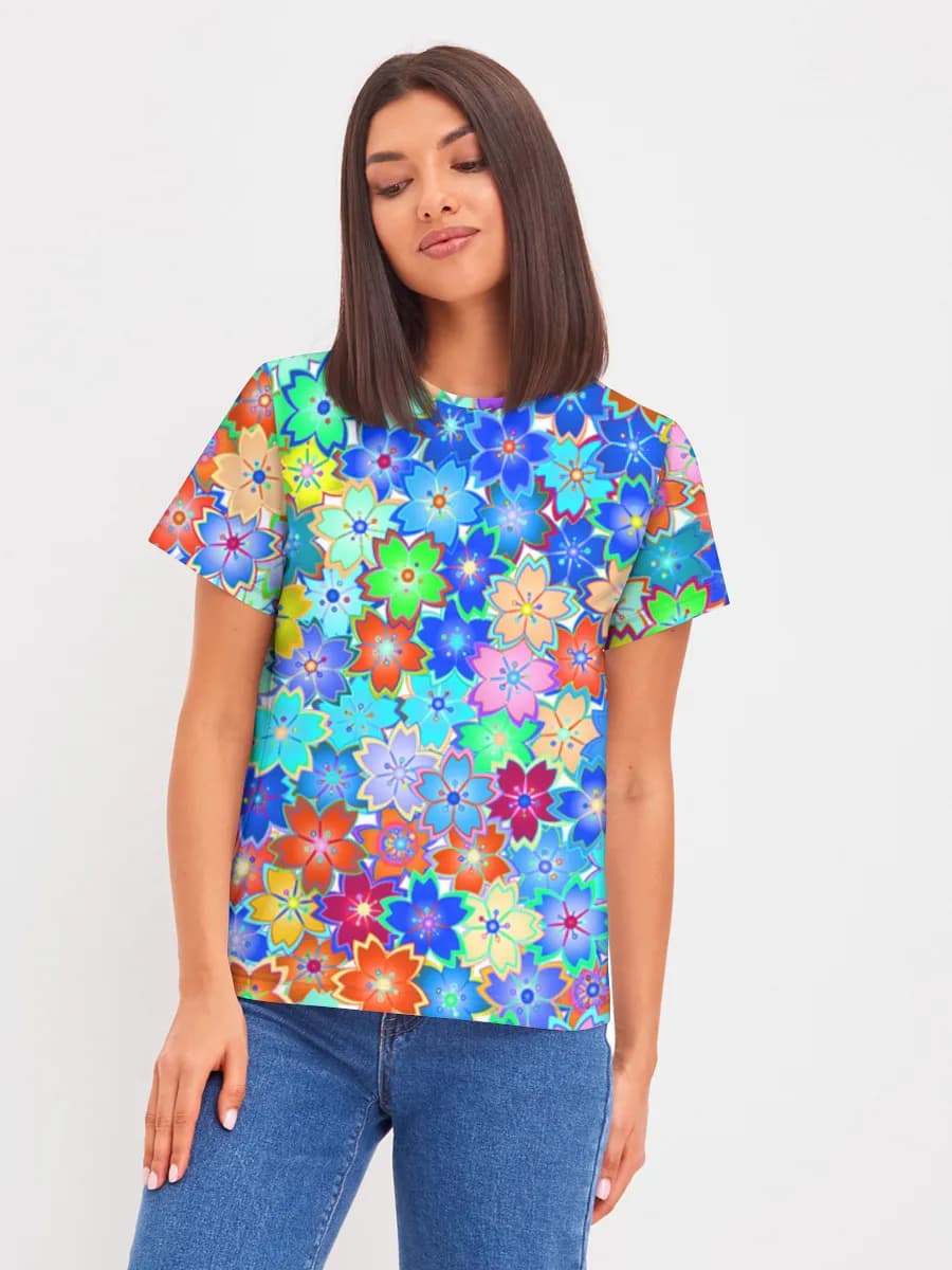 Rainbow Blossom Burst