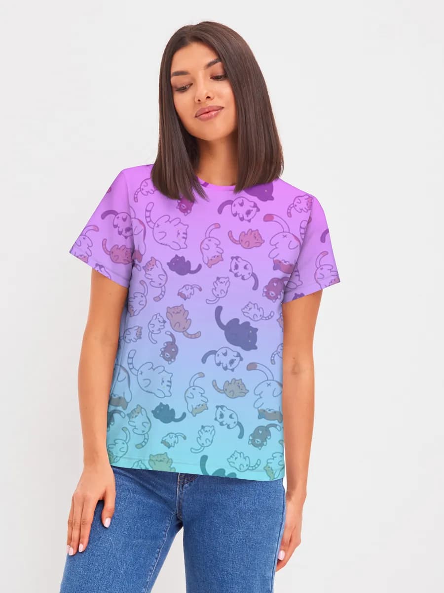 Women's basic cotton T-shirt