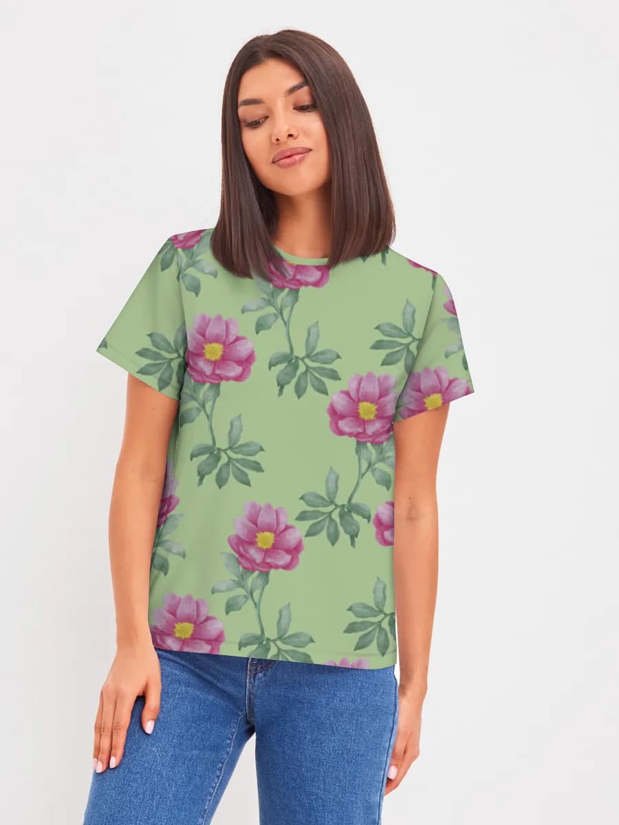 Women's basic cotton T-shirt