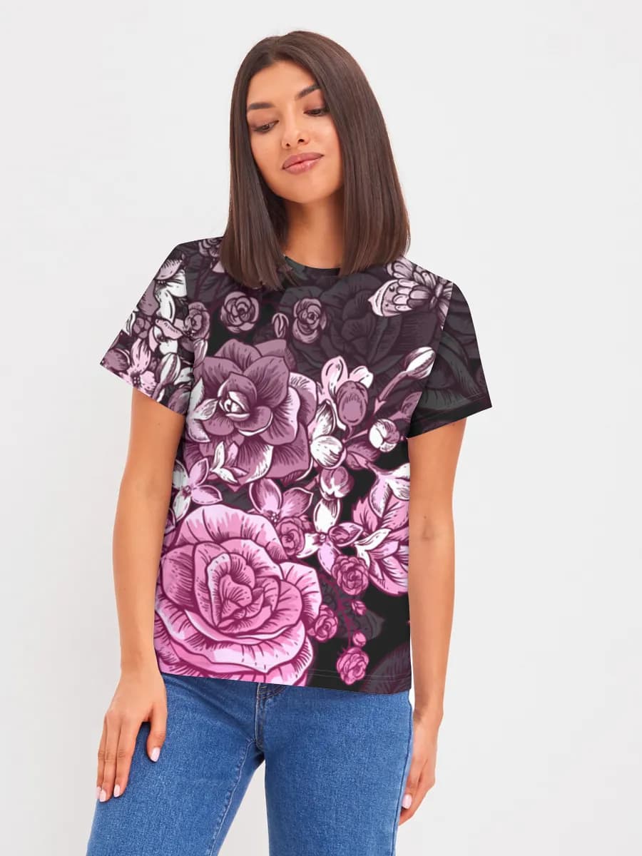 Women's basic cotton T-shirt