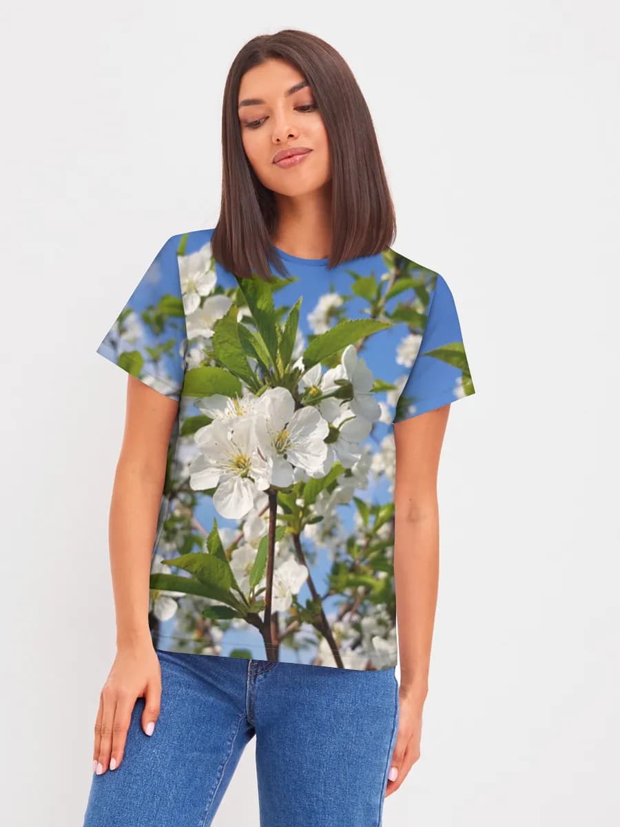 Women's basic cotton T-shirt