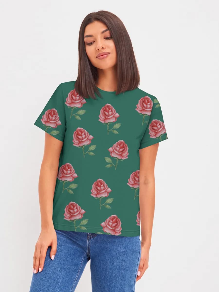 Women's basic cotton T-shirt