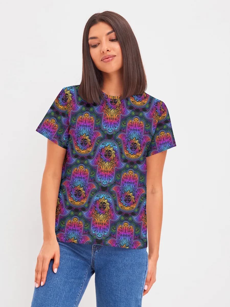Women's basic cotton T-shirt