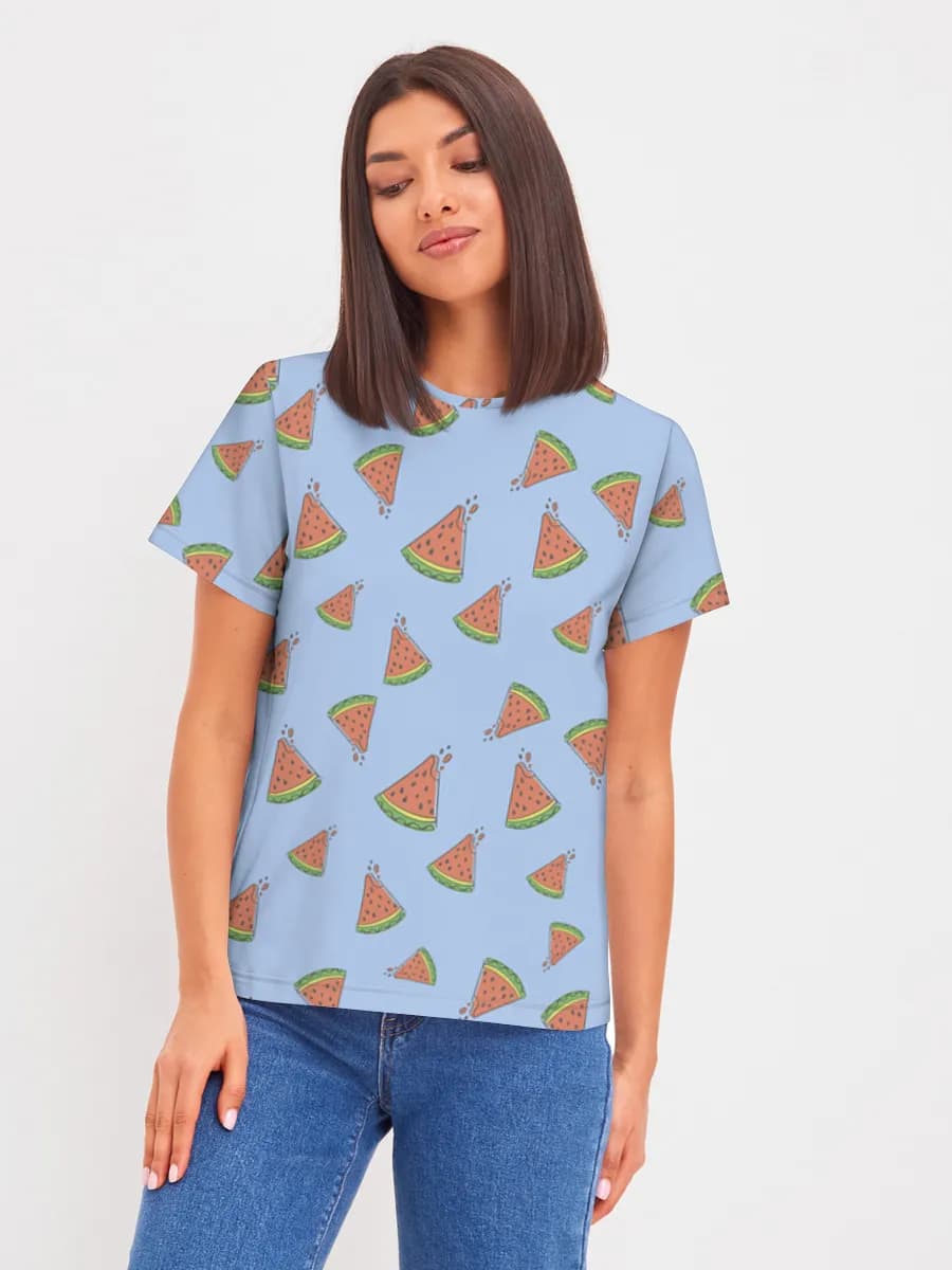 Women's basic cotton T-shirt