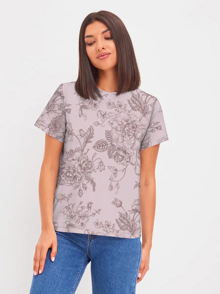 Women's basic cotton T-shirt