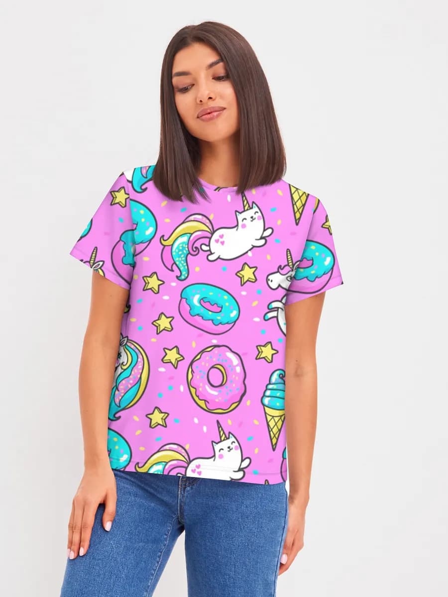 Women's basic cotton T-shirt