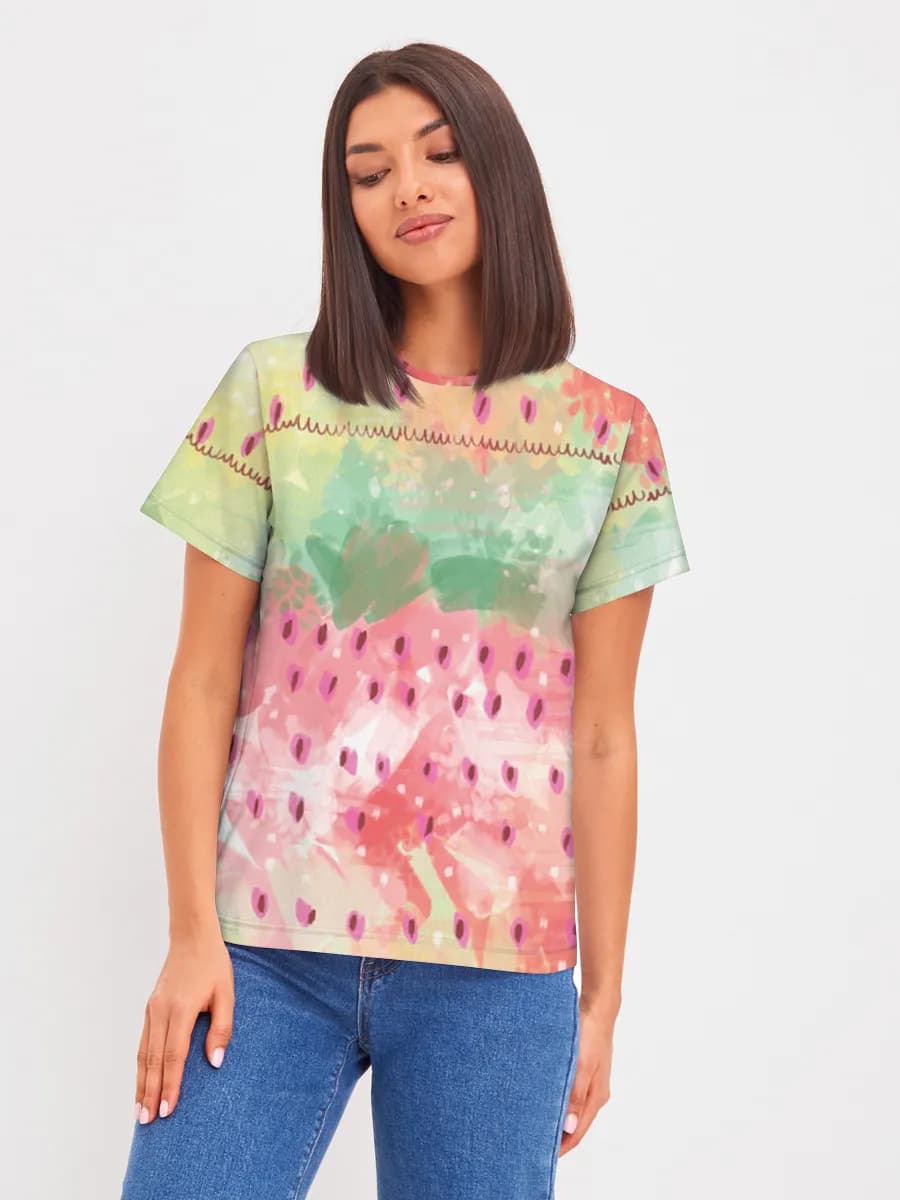 Women's basic cotton T-shirt