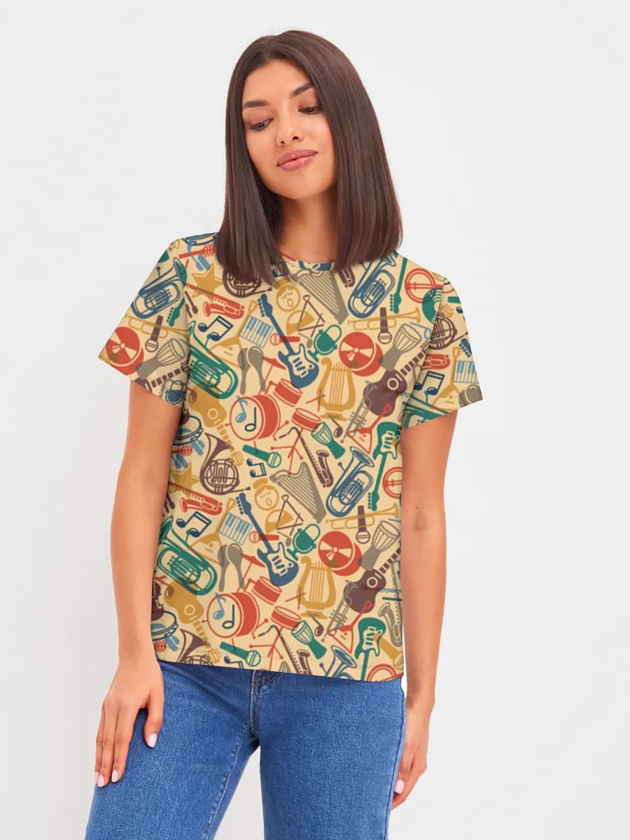 Women's basic cotton T-shirt