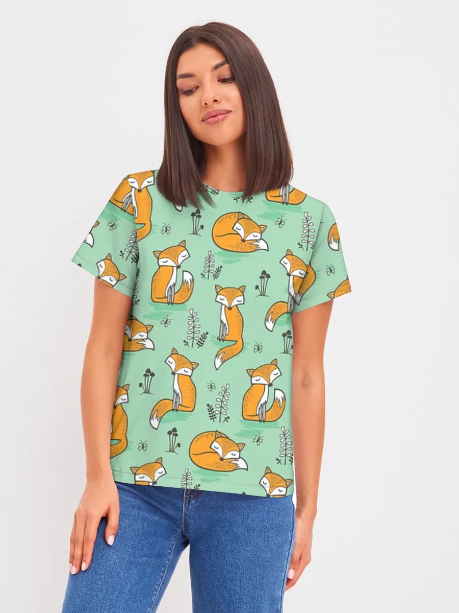 Women's basic cotton T-shirt