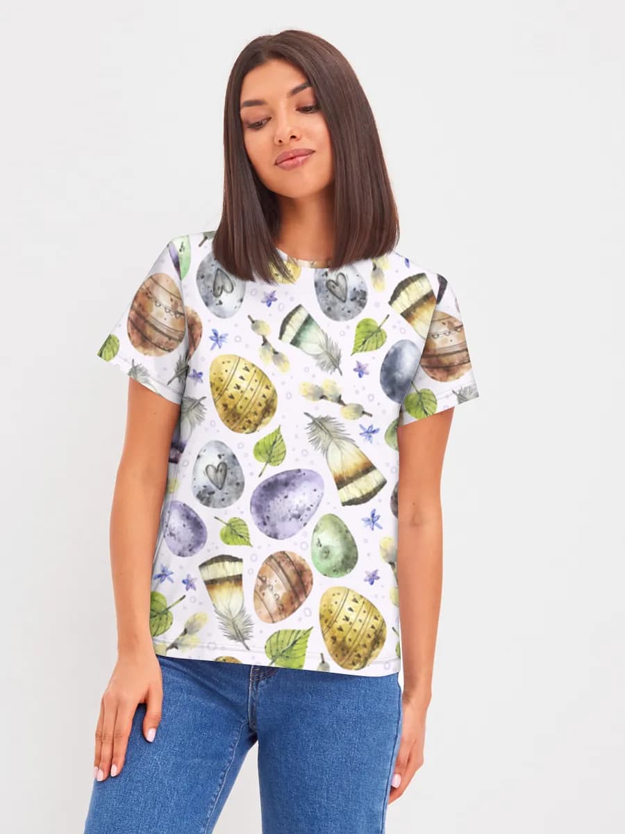 Women's basic cotton T-shirt