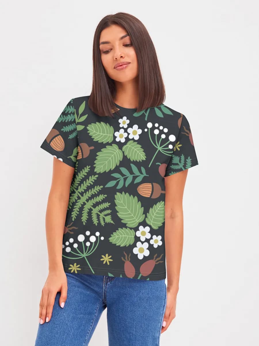 Women's basic cotton T-shirt