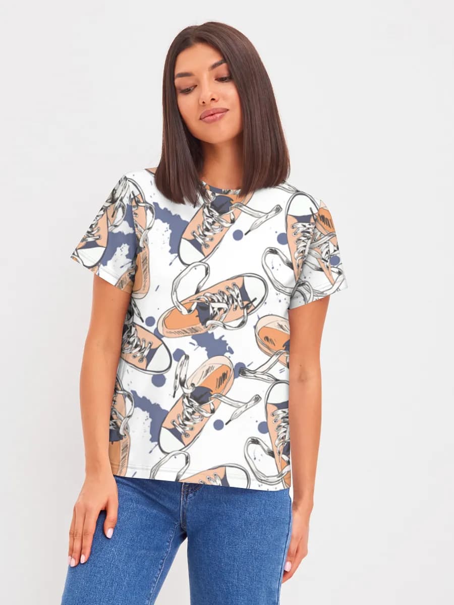 Women's basic cotton T-shirt