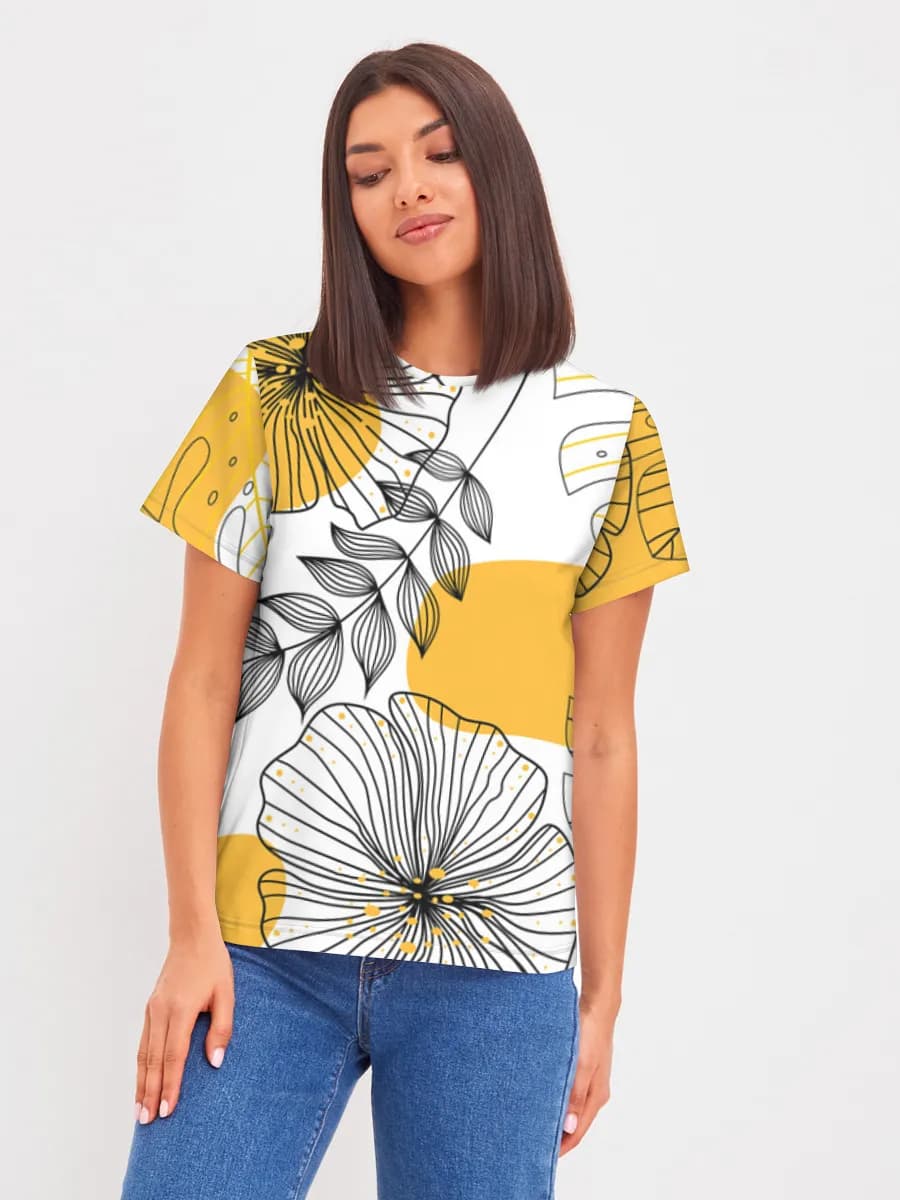 Women's basic cotton T-shirt