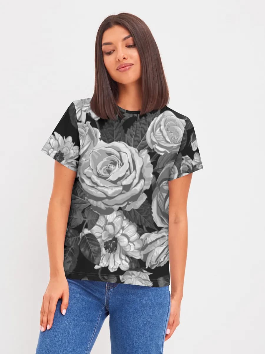 Women's basic cotton T-shirt