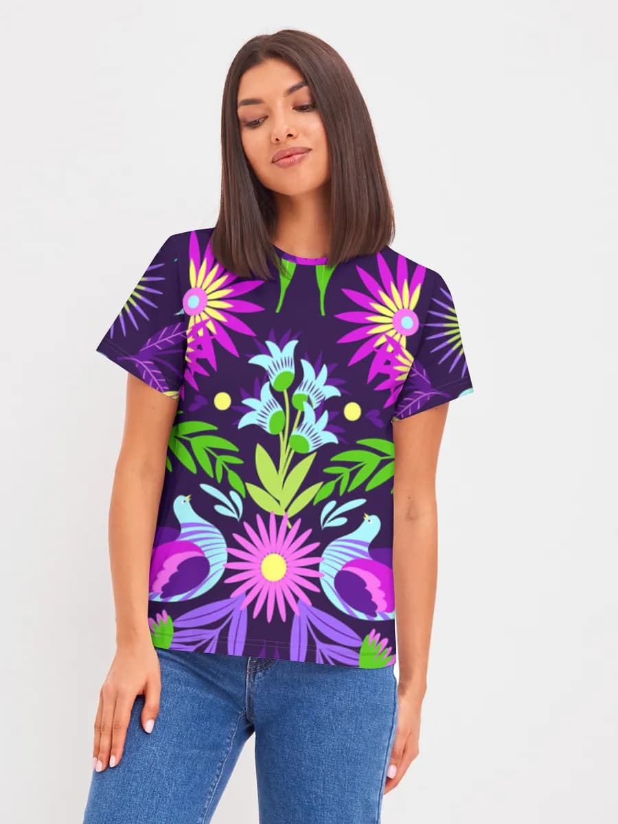 Women's basic cotton T-shirt
