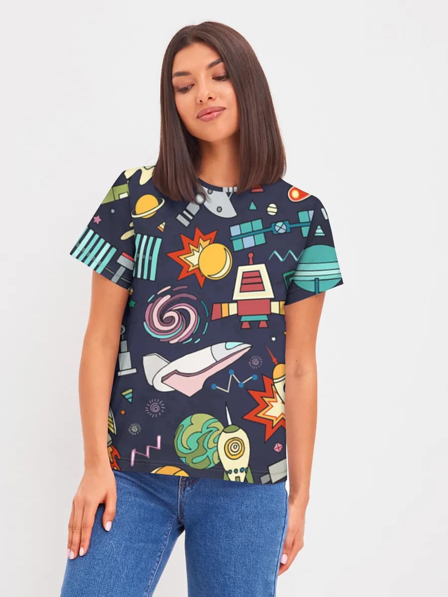 Women's basic cotton T-shirt
