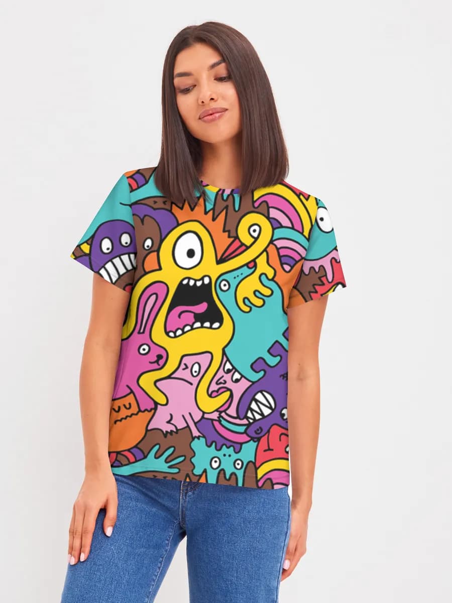 Women's basic cotton T-shirt