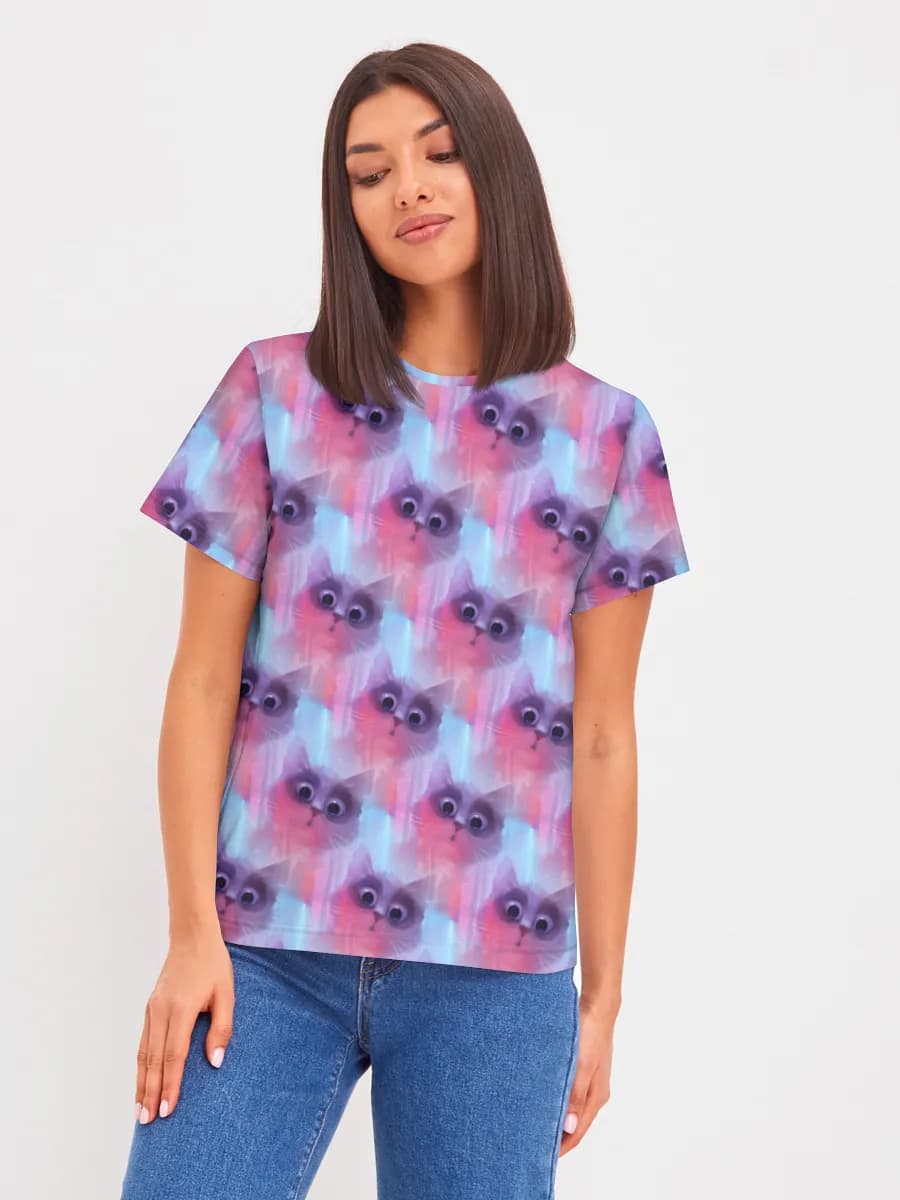 Women's basic cotton T-shirt