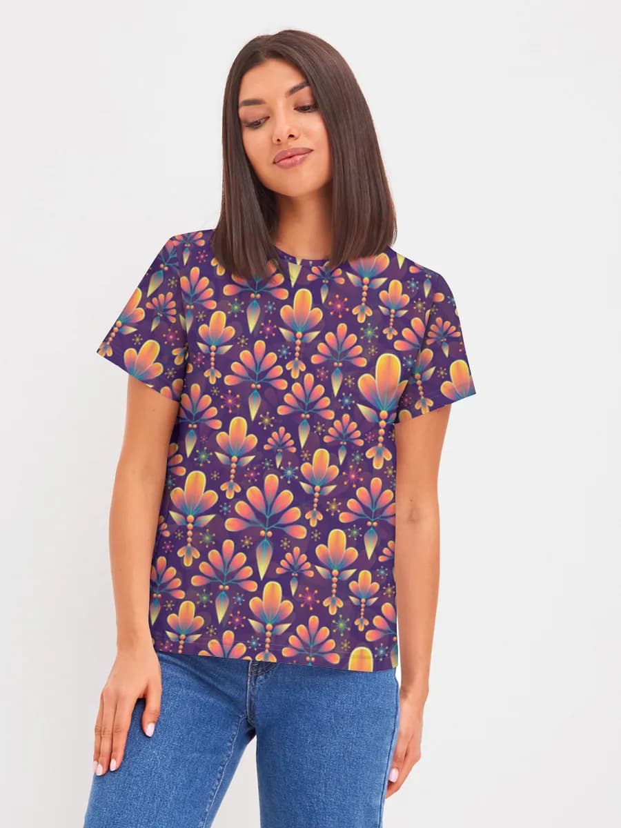 Women's basic cotton T-shirt