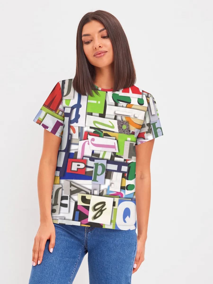 Women's basic cotton T-shirt