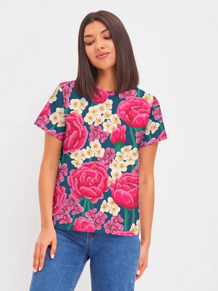 Women's basic cotton T-shirt