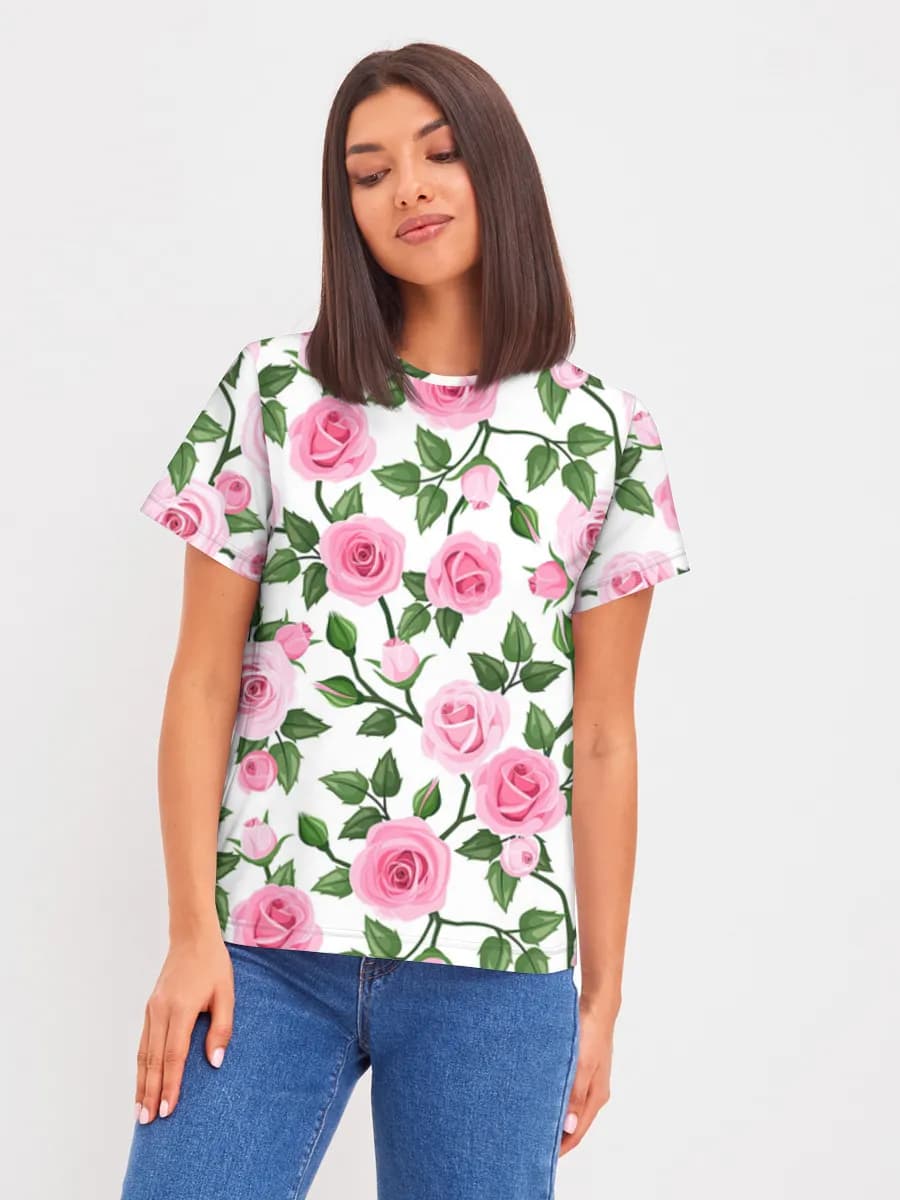 Women's basic cotton T-shirt