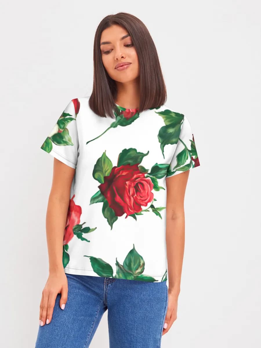 Women's basic cotton T-shirt