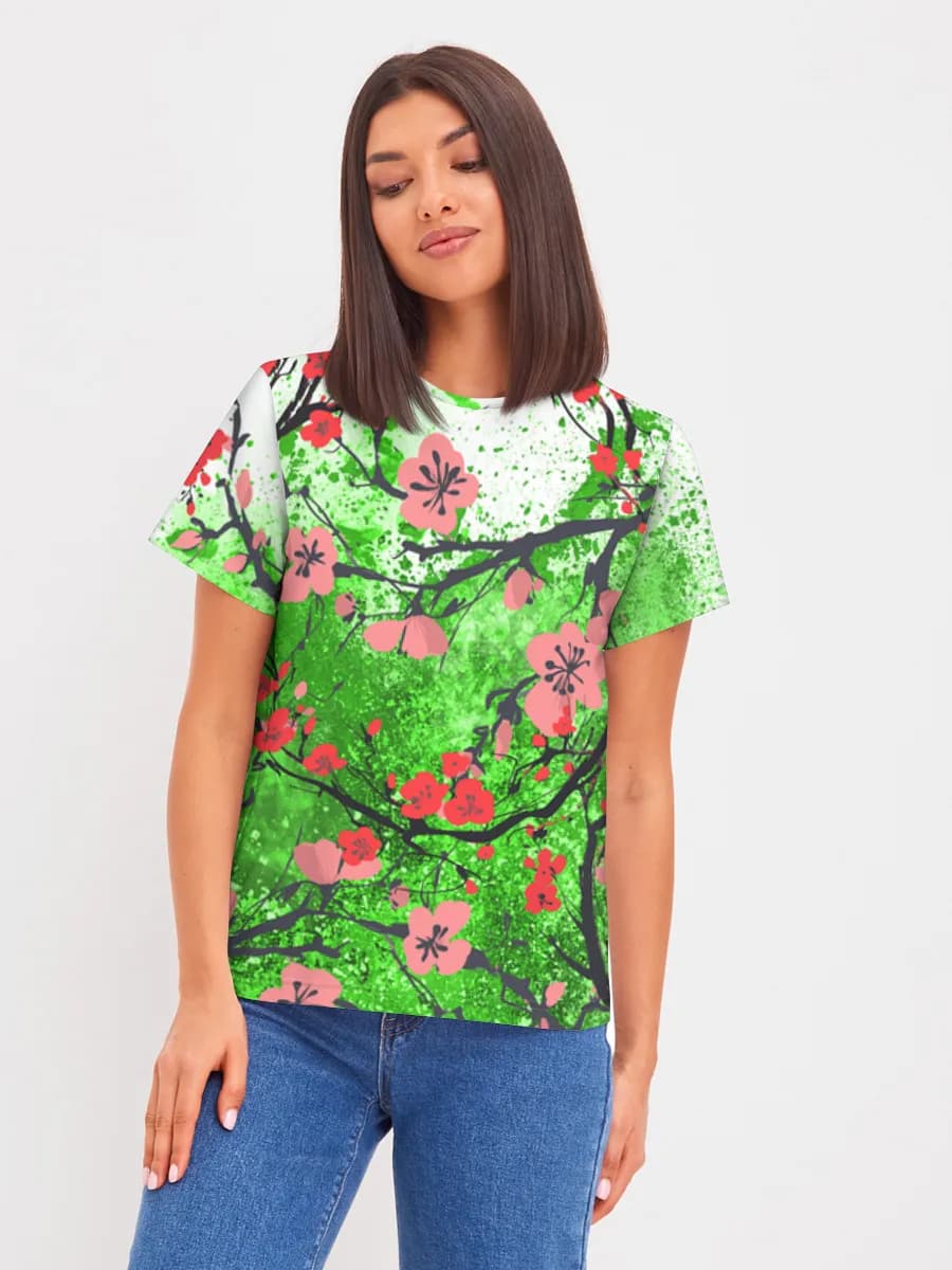 Women's basic cotton T-shirt