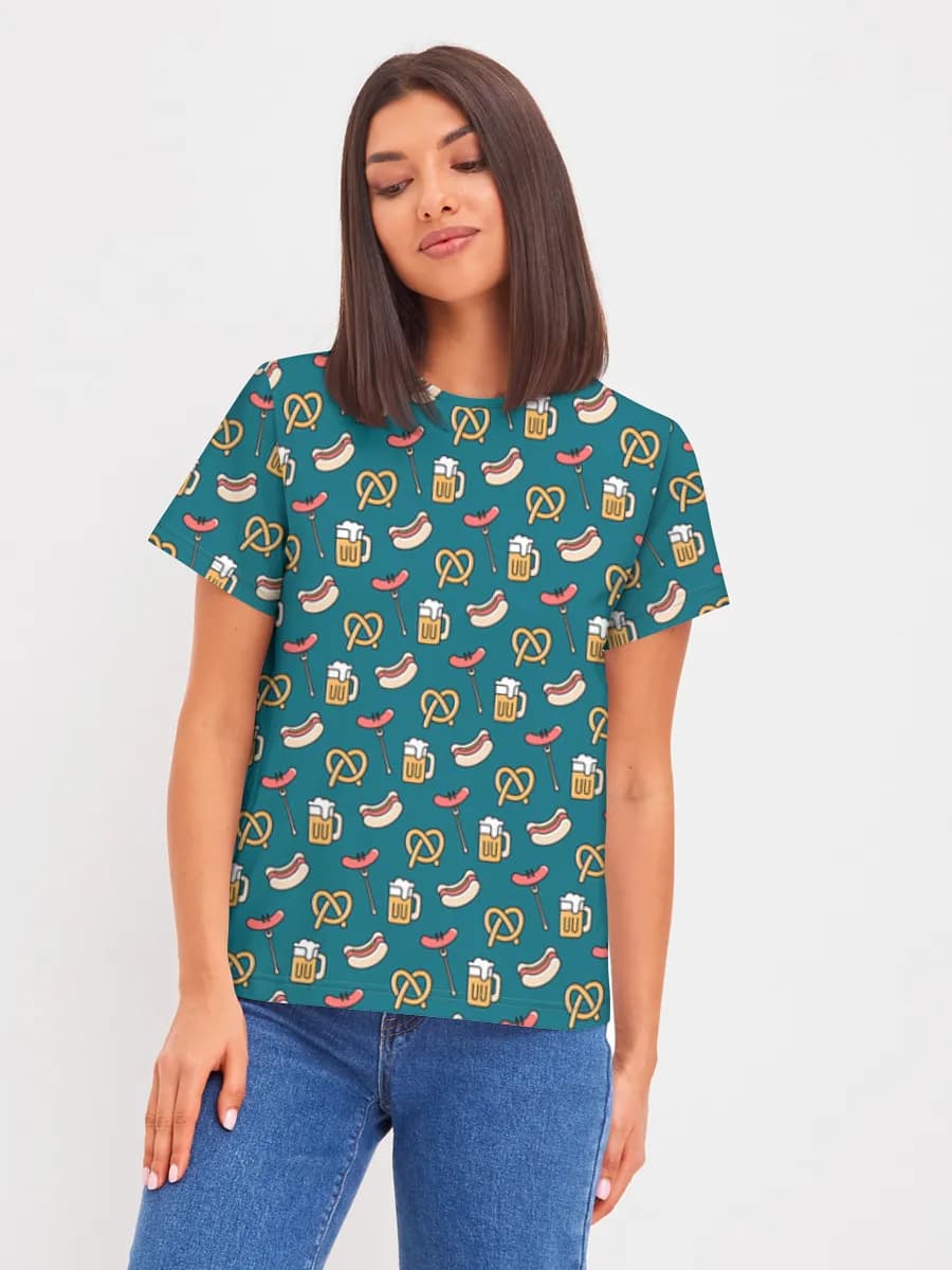 Women's basic cotton T-shirt