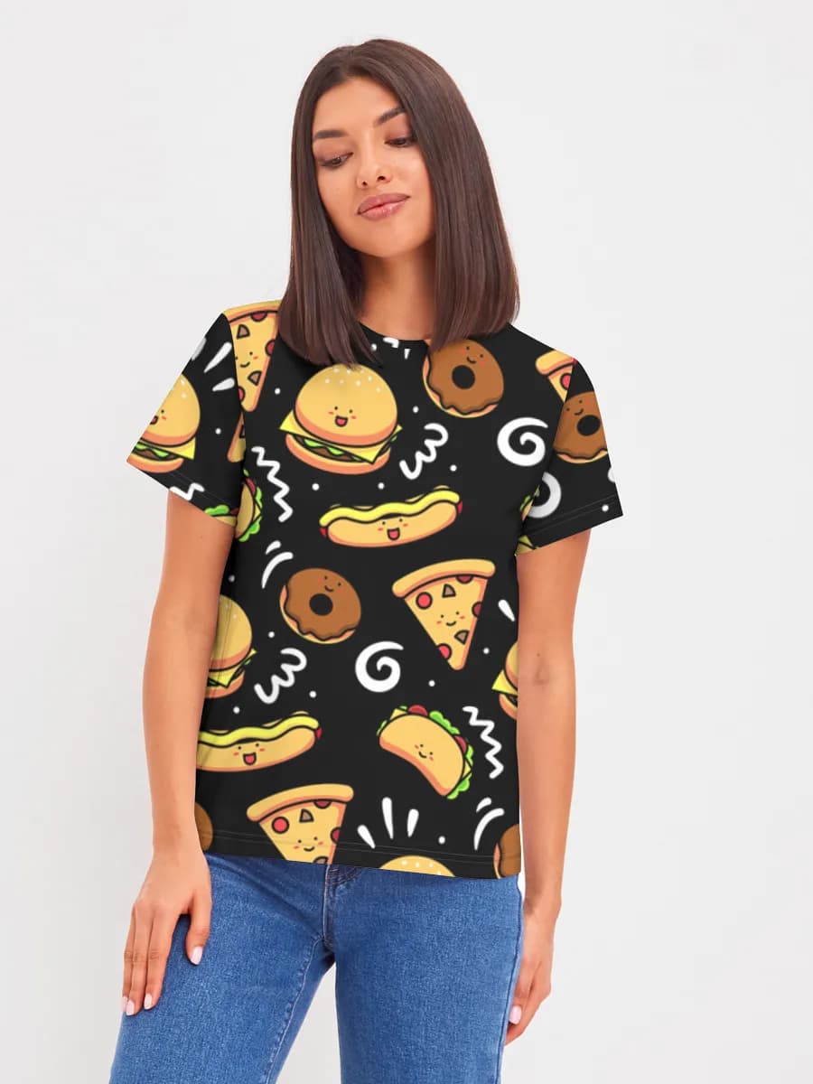 Women's basic cotton T-shirt