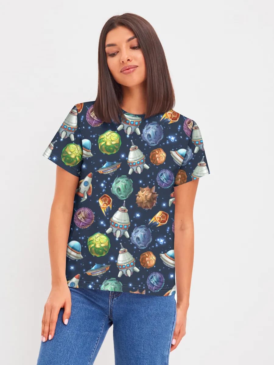 Women's basic cotton T-shirt