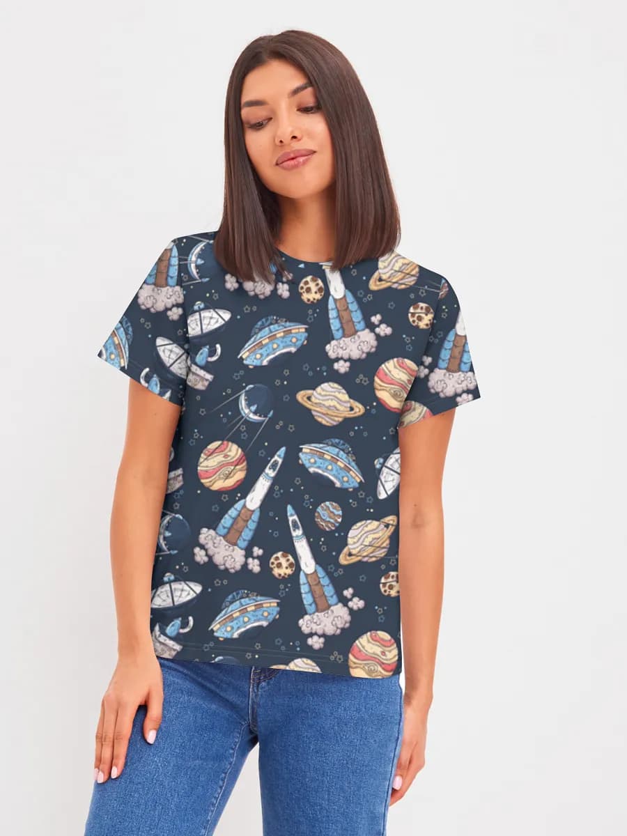 Women's basic cotton T-shirt