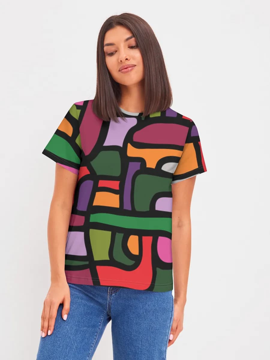 Women's basic cotton T-shirt