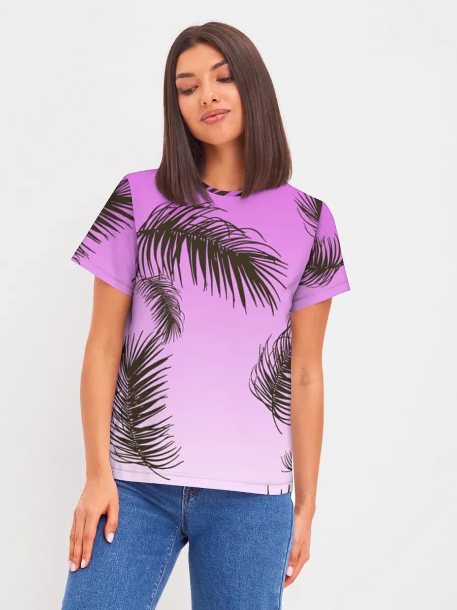 Women's basic cotton T-shirt
