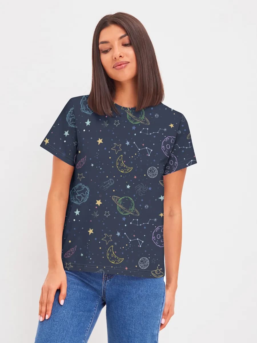Women's basic cotton T-shirt