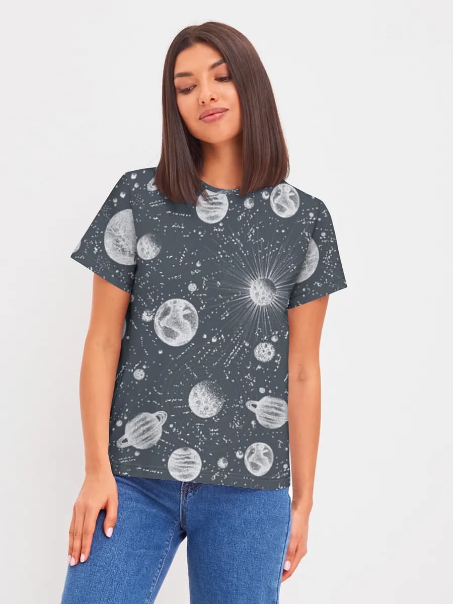 Women's basic cotton T-shirt