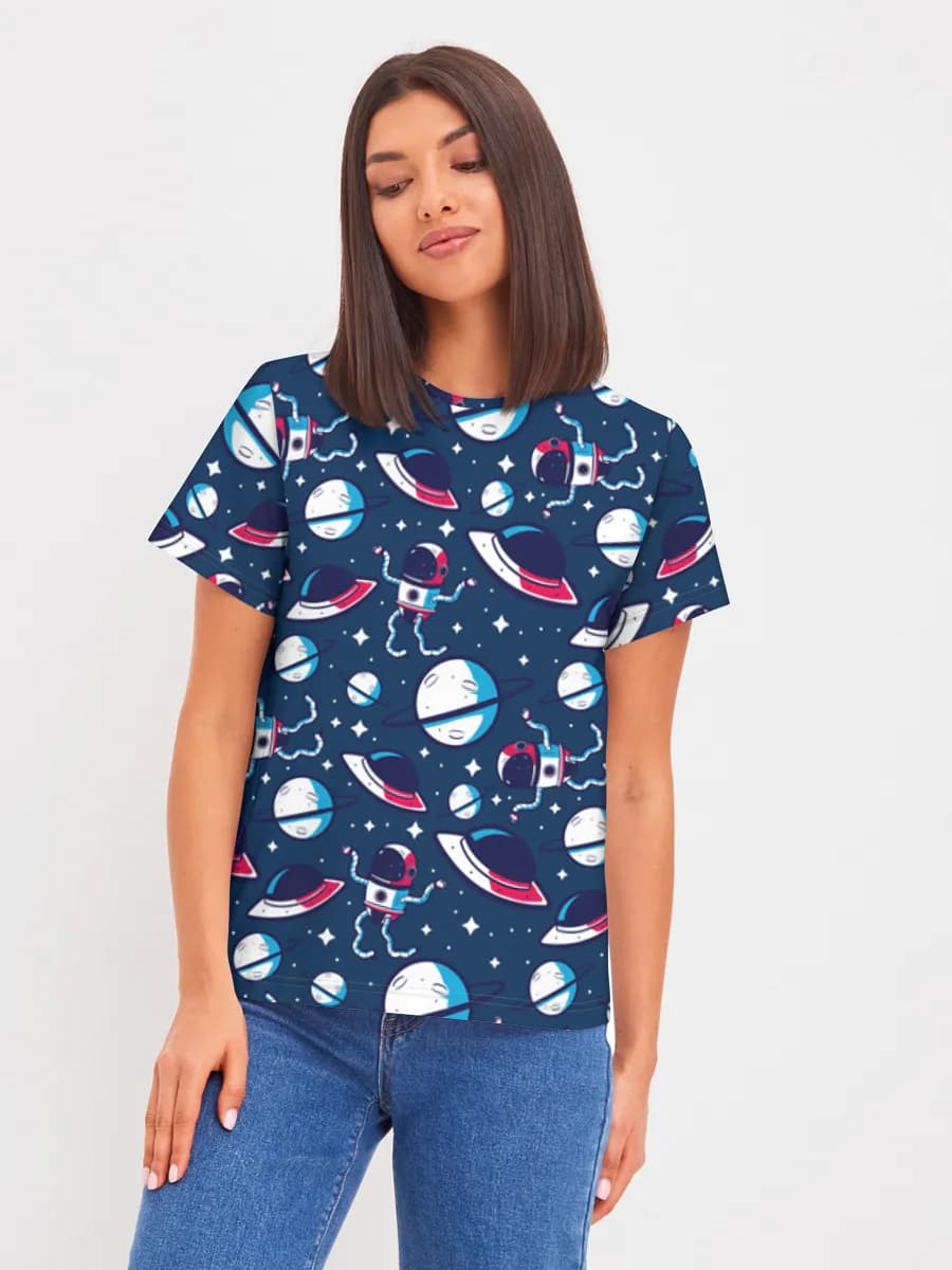 Women's basic cotton T-shirt