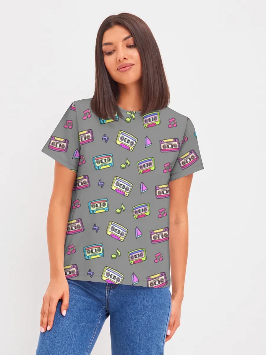 Women's basic cotton T-shirt