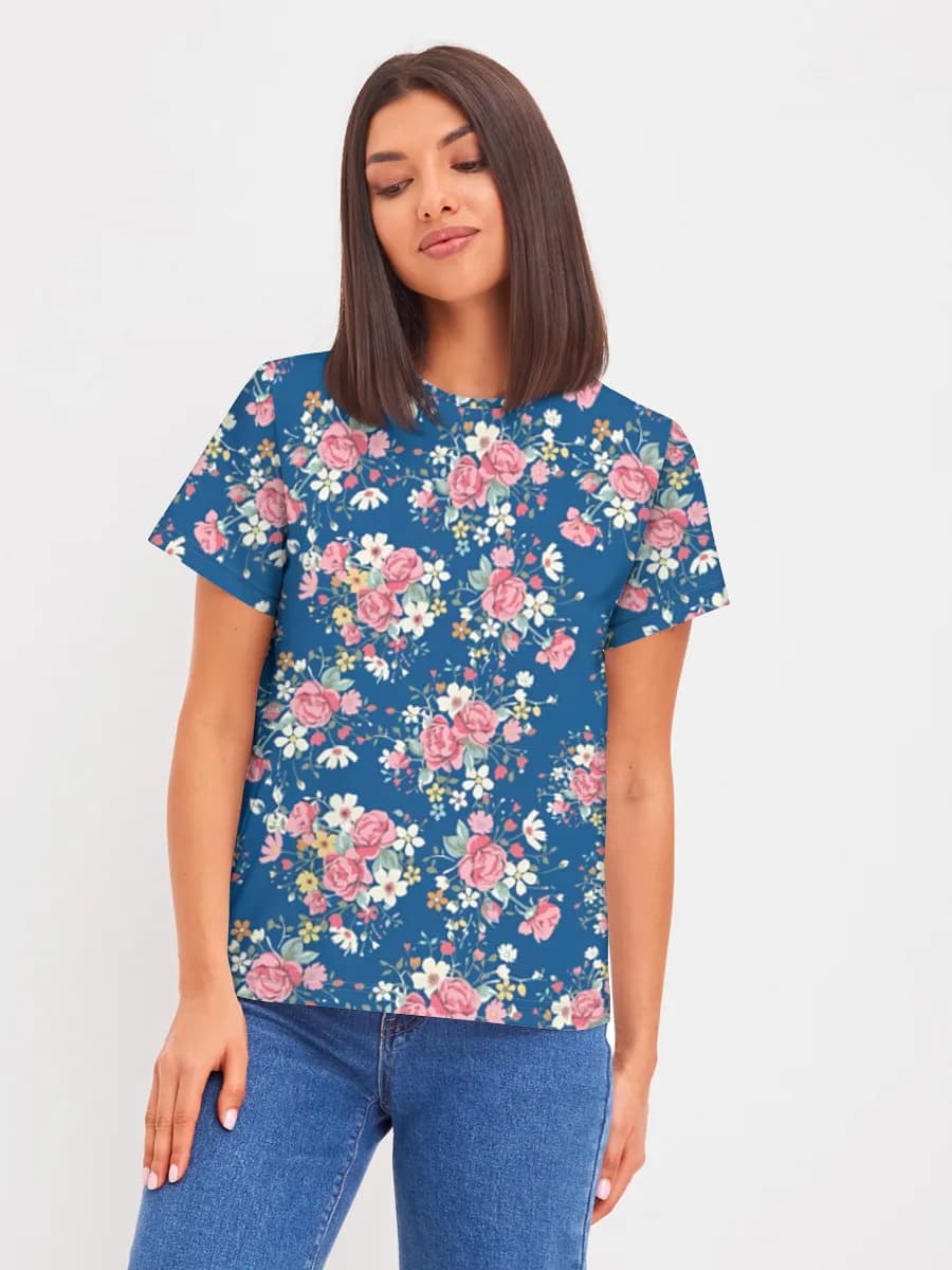 Women's basic cotton T-shirt