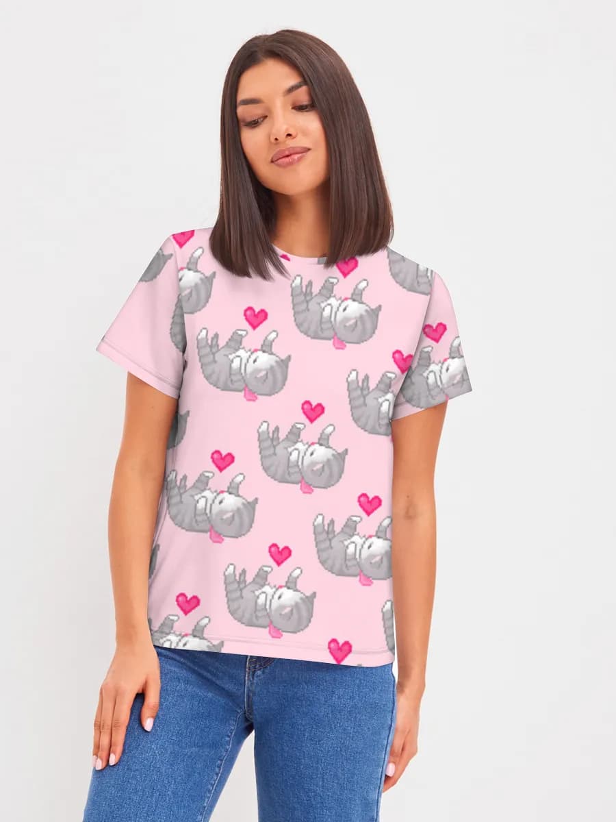 Women's basic cotton T-shirt