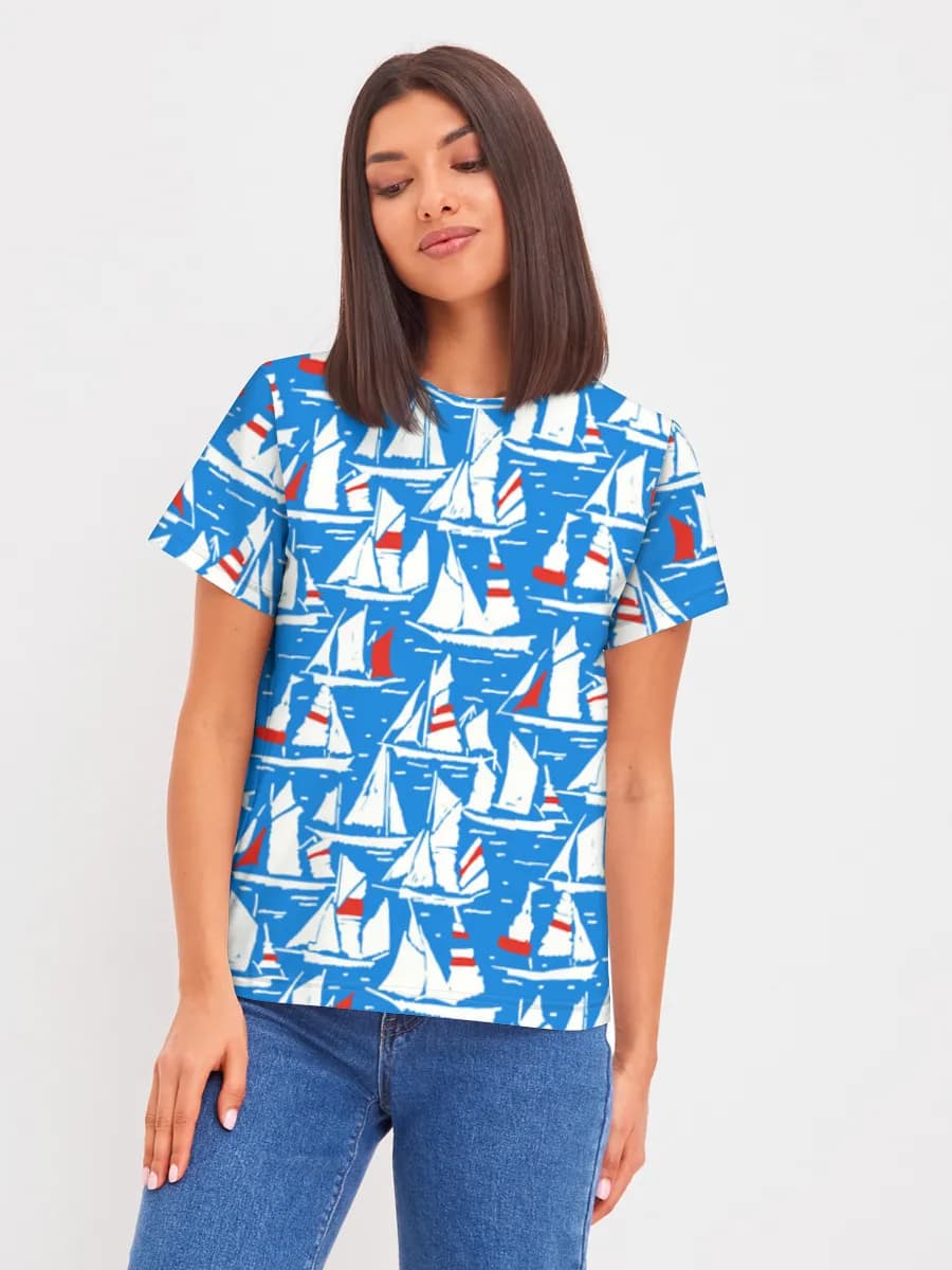 Nautical Sailboat Fleet