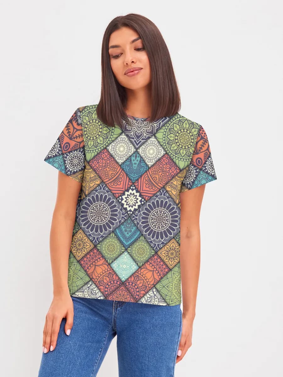 Women's basic cotton T-shirt