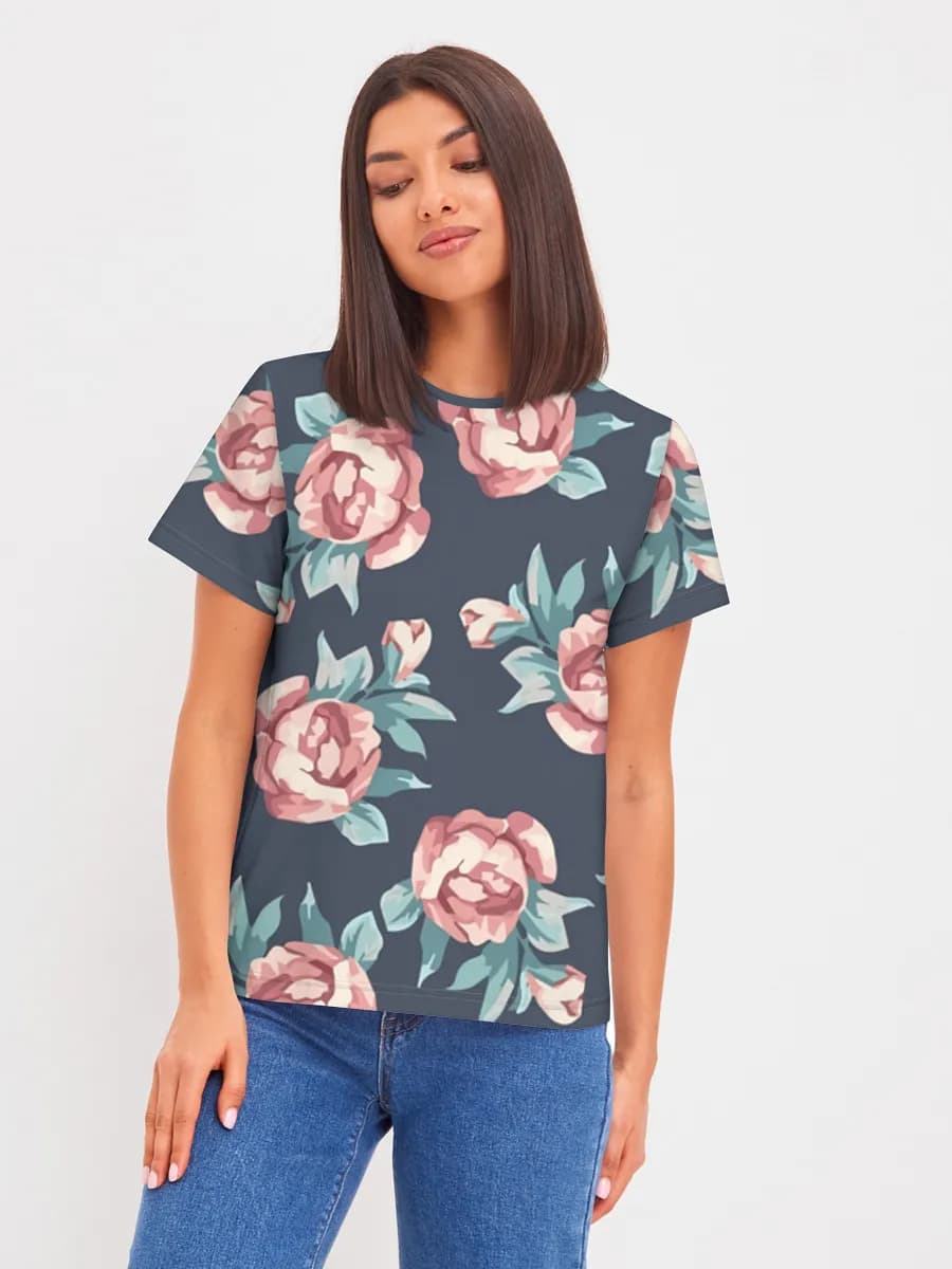 Women's basic cotton T-shirt