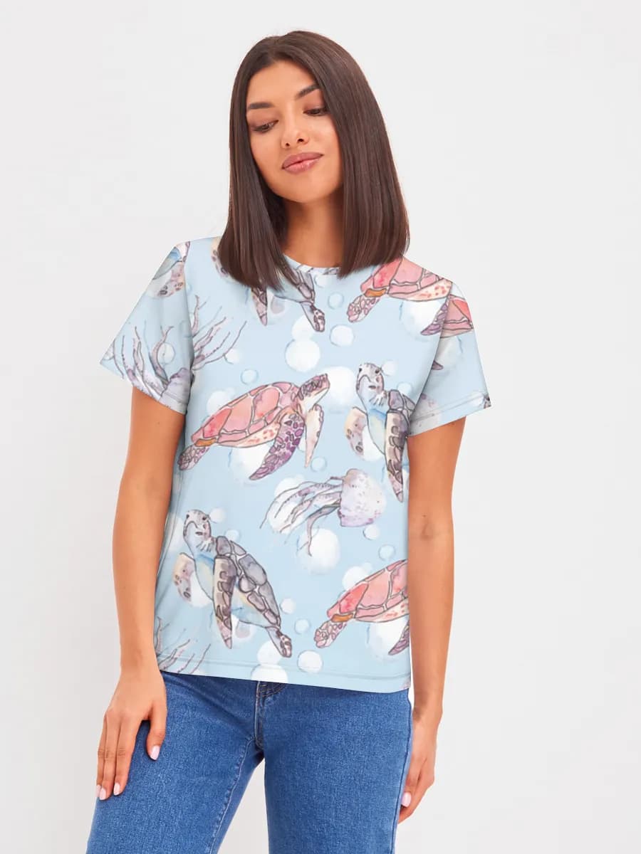 Women's basic cotton T-shirt