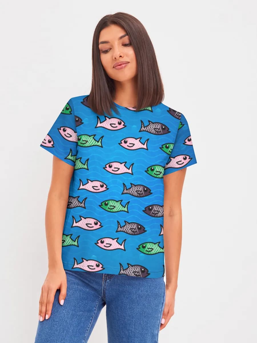 Women's basic cotton T-shirt