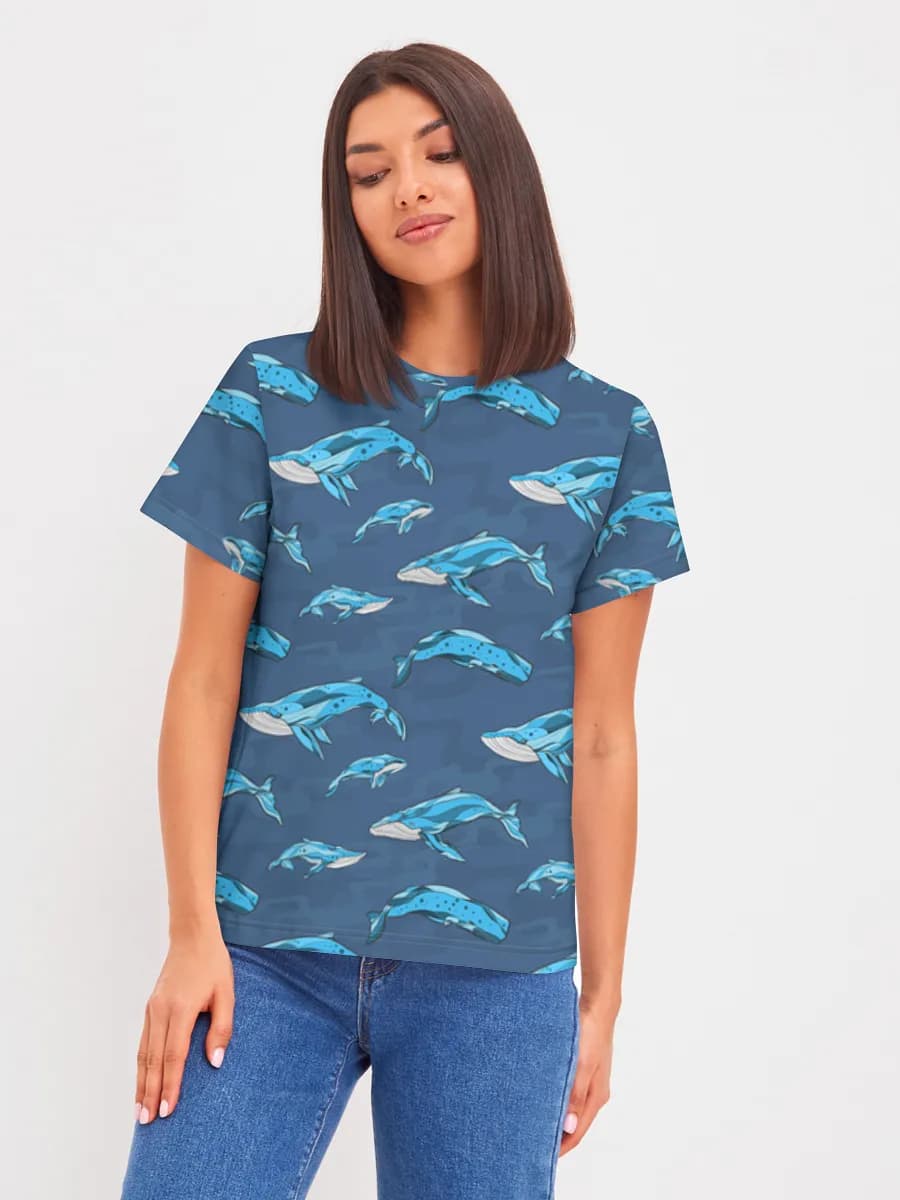 Women's basic cotton T-shirt
