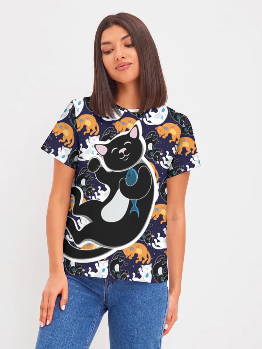 Women's basic cotton T-shirt