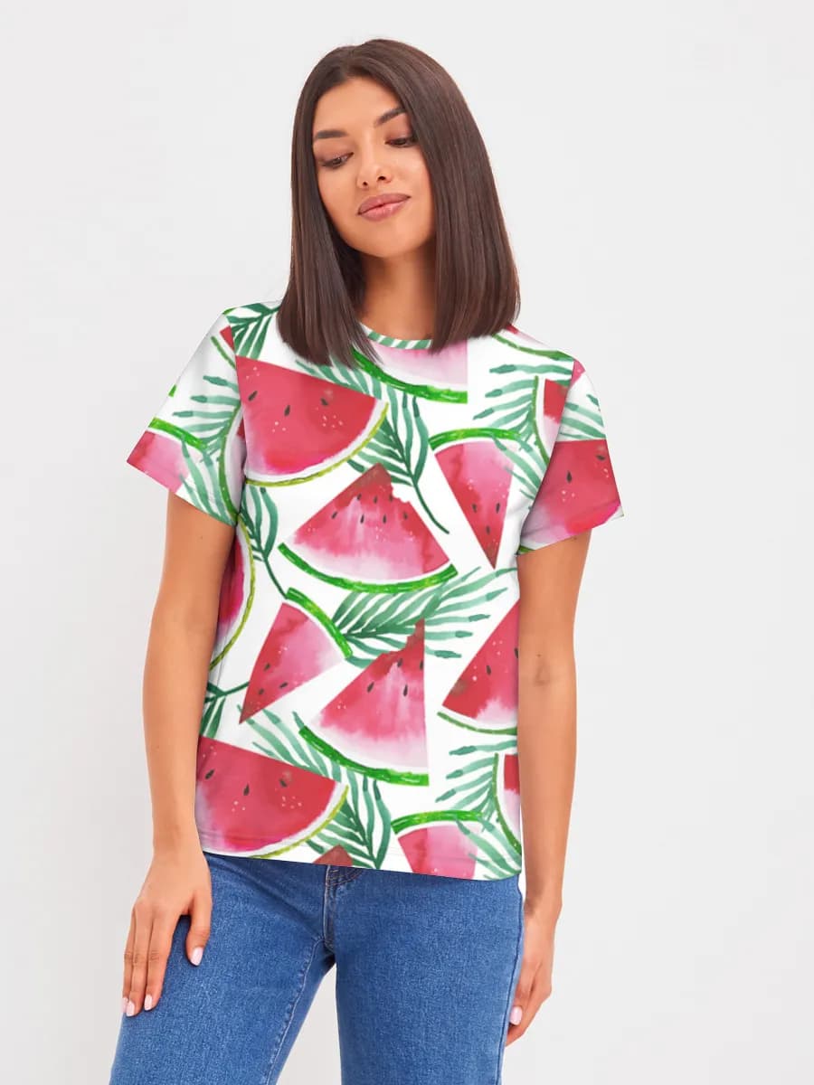Women's basic cotton T-shirt