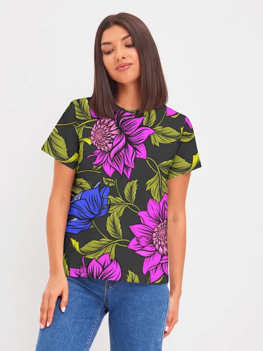 Women's basic cotton T-shirt