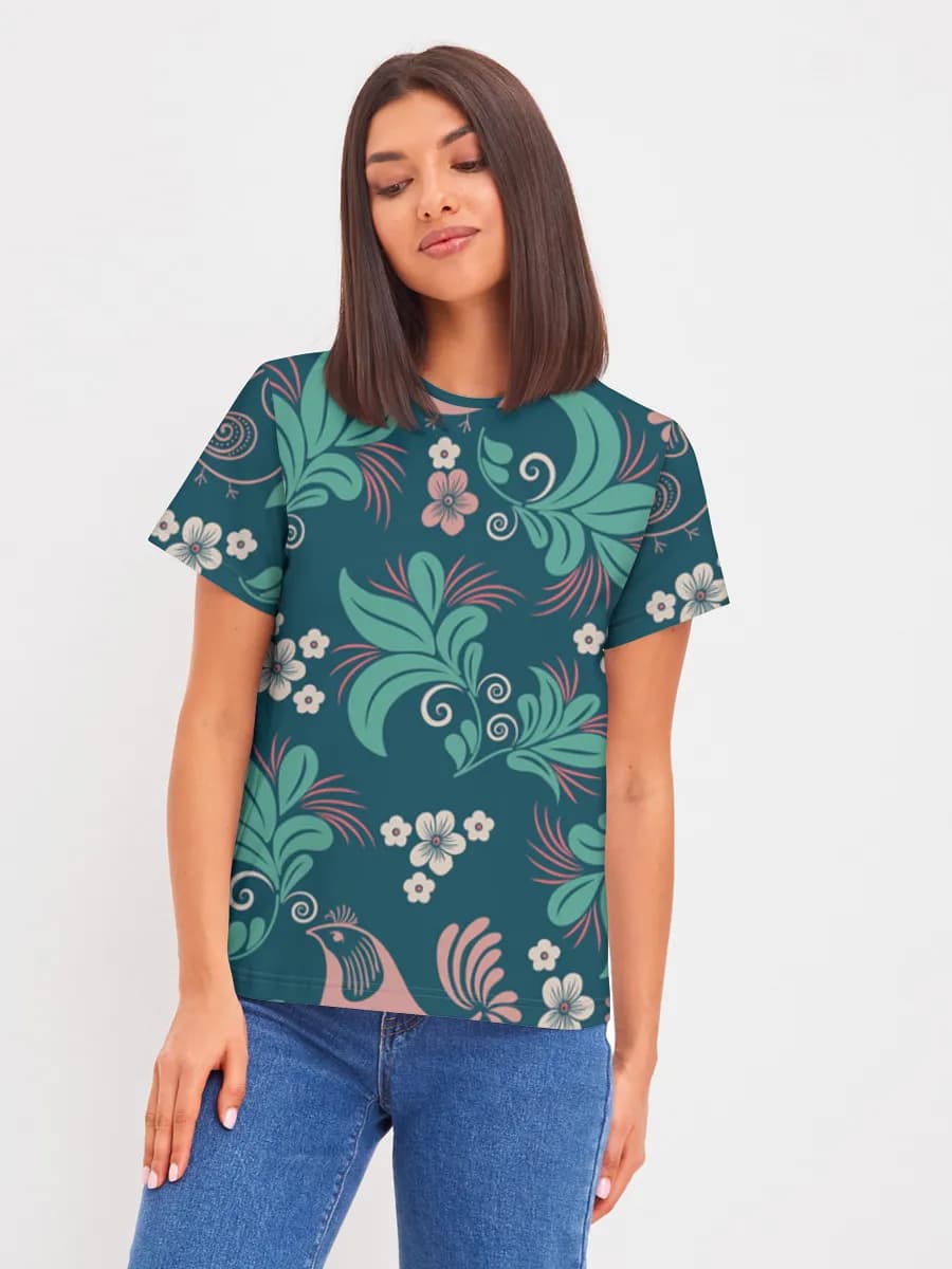 Women's basic cotton T-shirt